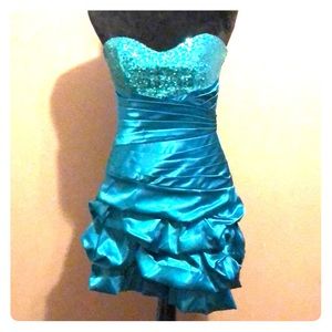 Turquoise Cocktail Dress